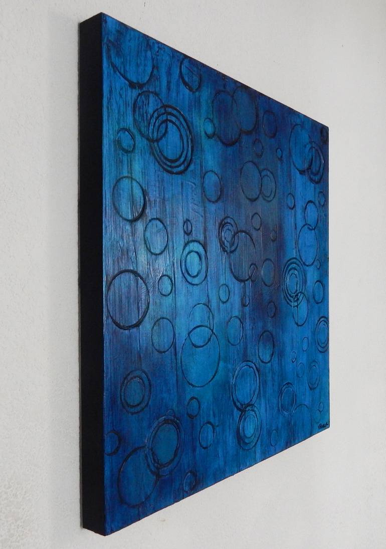 Original Geometric Painting by Veronica Russek