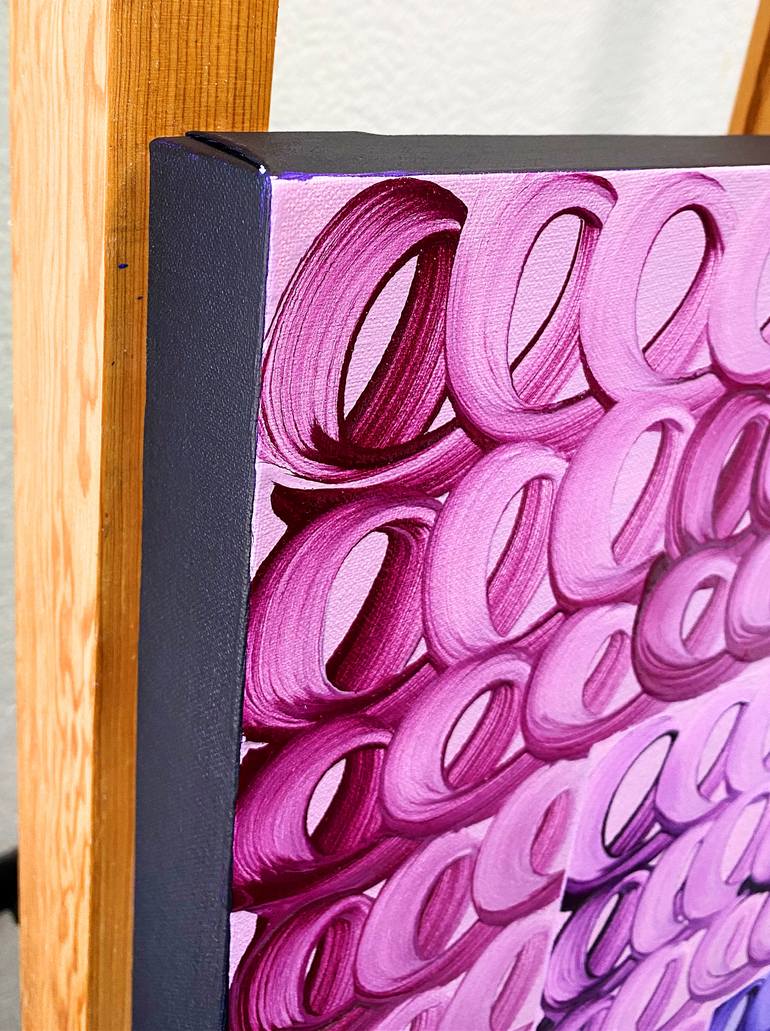 Original Abstract Geometric Painting by Veronica Russek