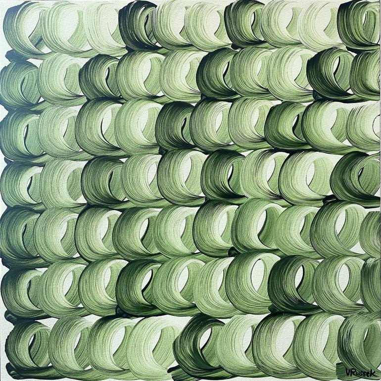 Original Abstract Calligraphy Paintings by Veronica Russek