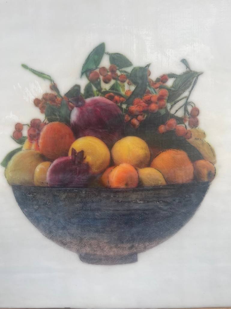 Original Contemporary Food & Drink Mixed Media by Karen Canning