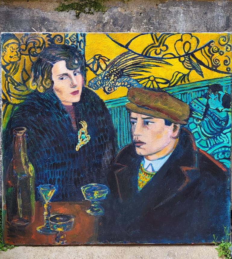 Original Figurative People Painting by Katrine Storebo