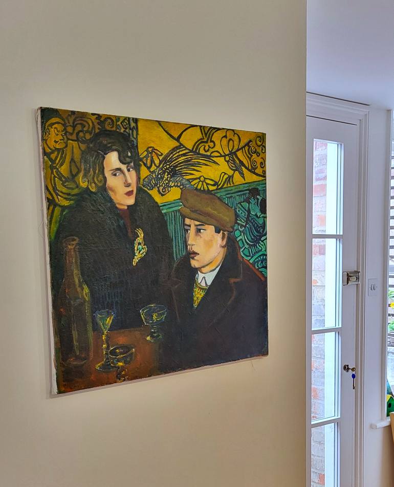 Original Figurative People Painting by Katrine Storebo