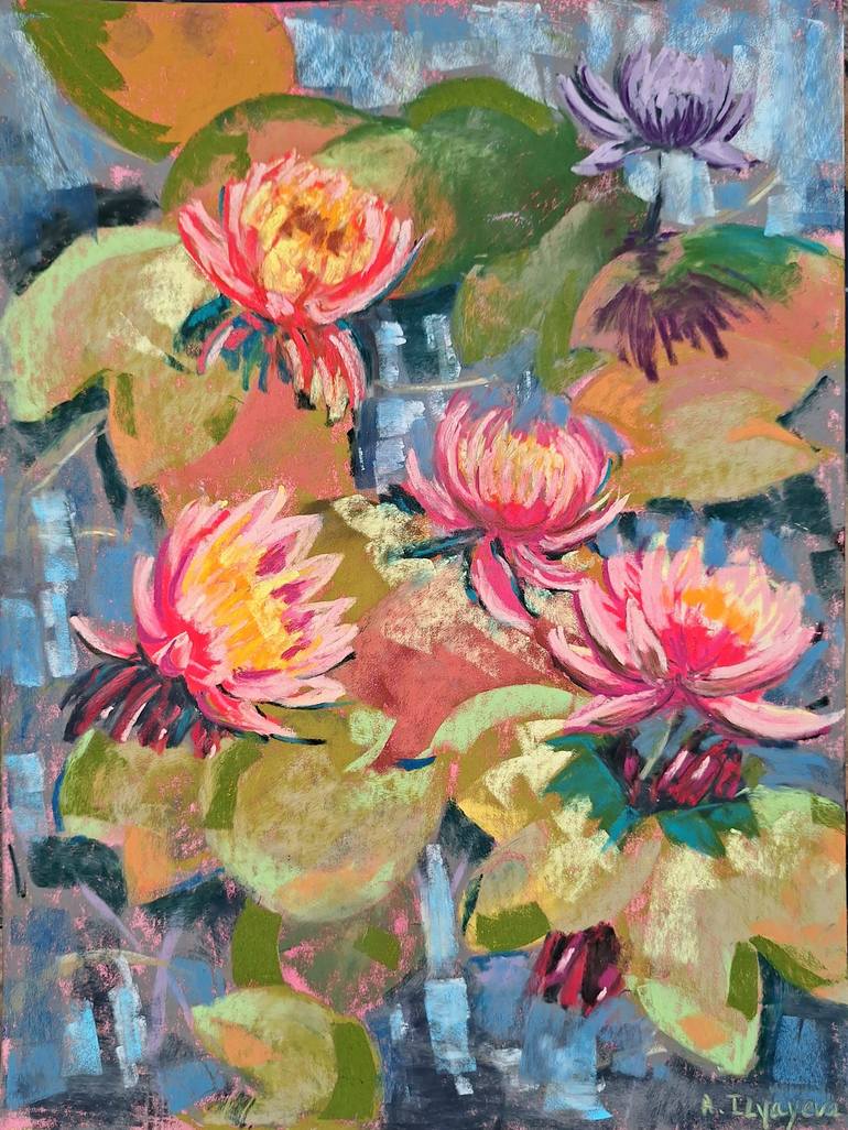 Original Figurative Botanic Drawings by Alexandra Ilyayeva