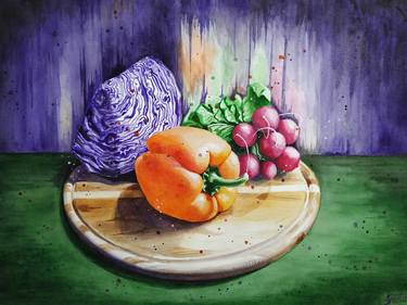 Print of Impressionism Still Life Paintings by Anastasia Saburova