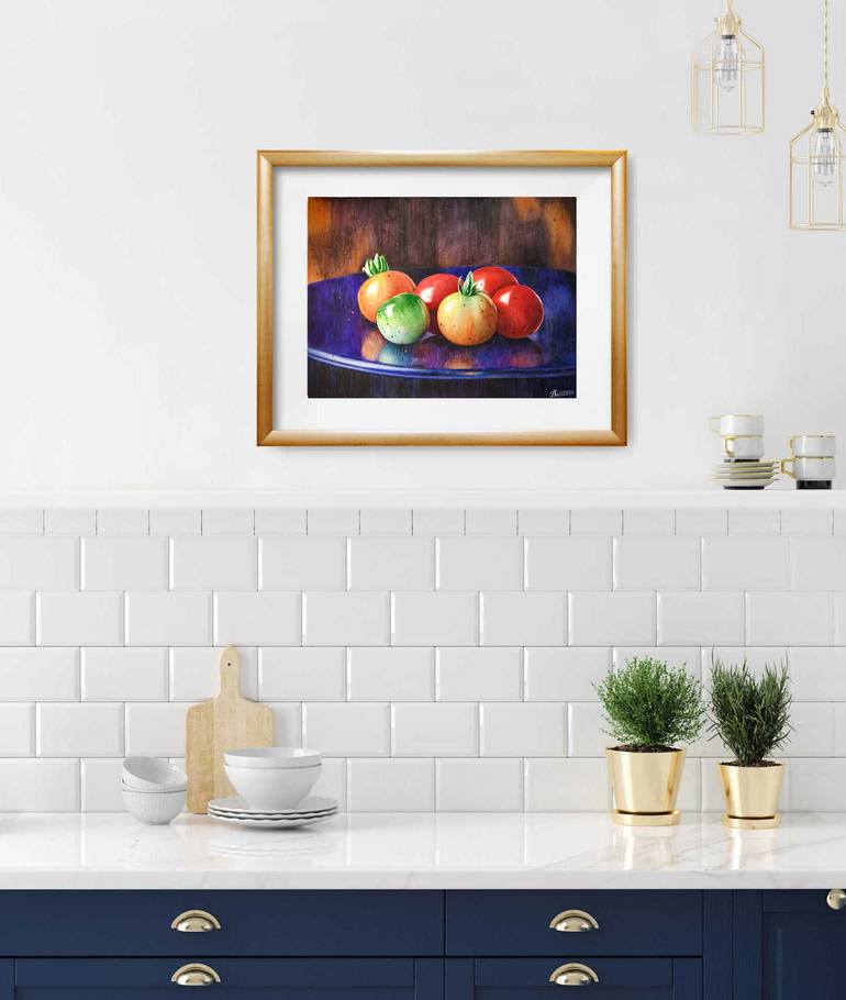 Original Realism Still Life Painting by Anastasia Saburova