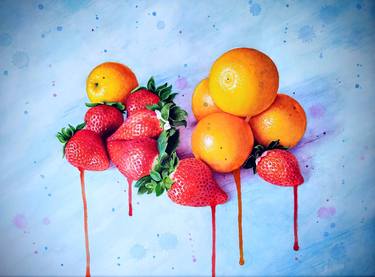 Original Impressionism Still Life Paintings by Anastasia Saburova