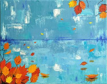 Original Abstract Nature Paintings by Anastasia Saburova