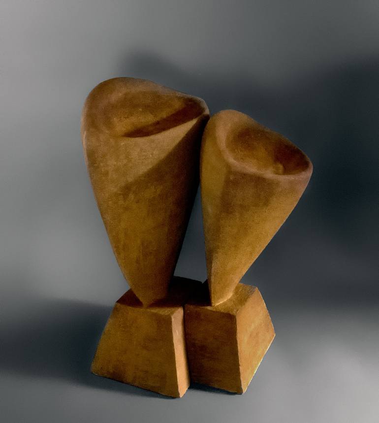 Sisters Sculpture by Jan Hoy | Saatchi Art