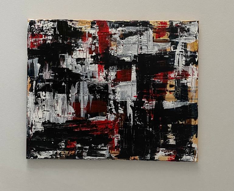 Original Abstract Expressionism Abstract Painting by Mikael Kawamura