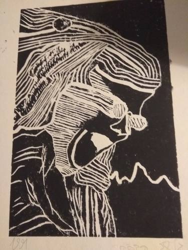 Print of Expressionism Fantasy Printmaking by Gilad Padva