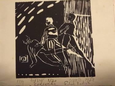 Print of Figurative Men Printmaking by Gilad Padva