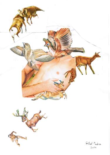 Print of Body Collage by Gilad Padva