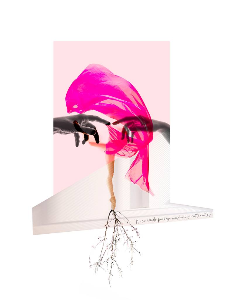Original Contemporary Love Collage by Laura Cunat