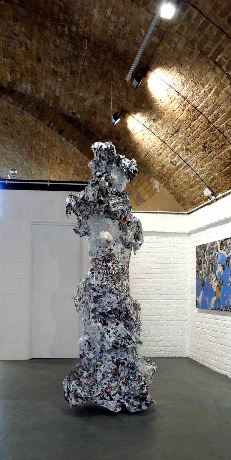 Original Pop Art Abstract Sculpture by Sophie An