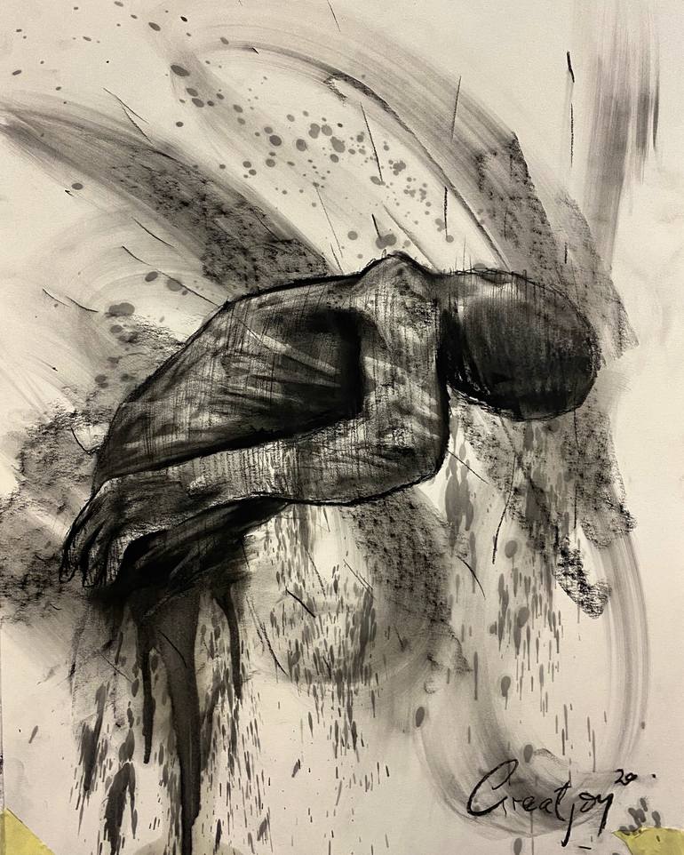 The Optimist Drawing by Greatjoy Ndlovu | Saatchi Art