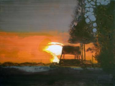 Original Expressionism Landscape Paintings by Hilja Roivainen