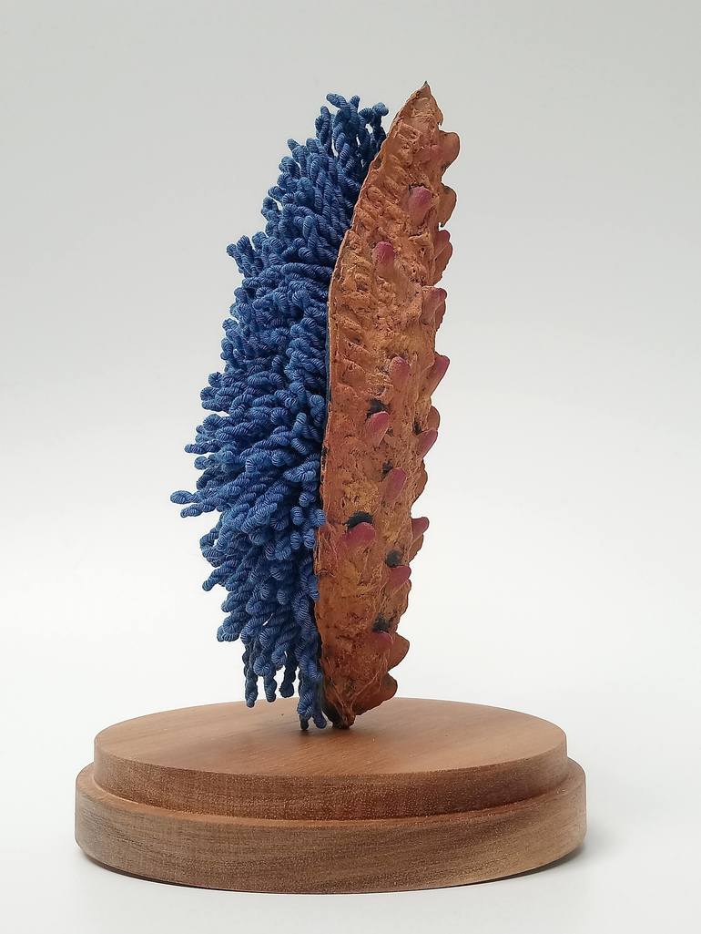 Original Abstract Botanic Sculpture by Marga de la Llana