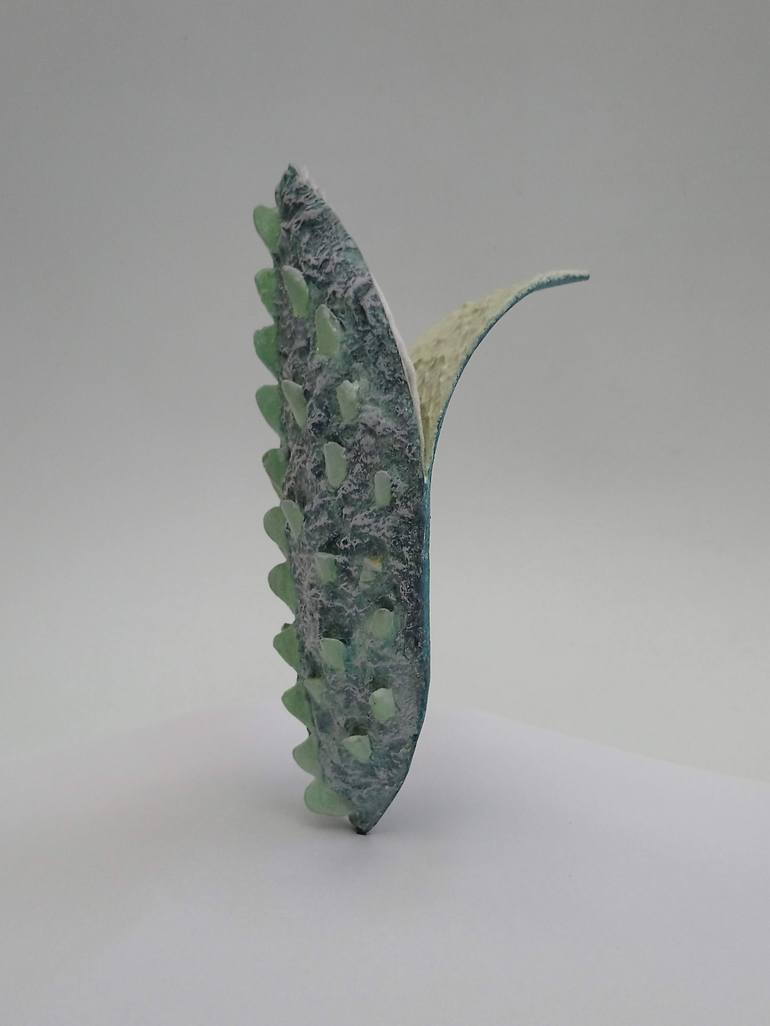 Original Abstract Botanic Sculpture by Marga De La Llana