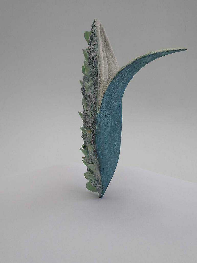 Original Abstract Botanic Sculpture by Marga De La Llana