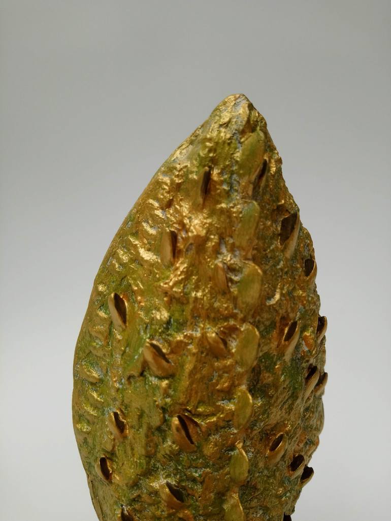Original Abstract Botanic Sculpture by Marga De La Llana