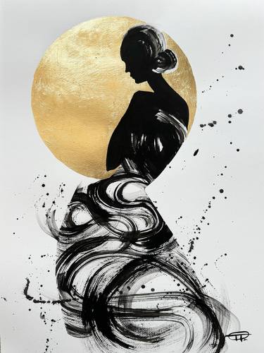 Original Expressionism Women Mixed Media by Olga Oplyart