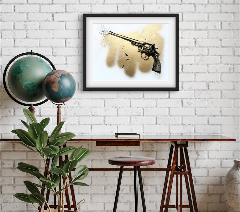 Original Dada Pop Culture/Celebrity Mixed Media by Olga Oplyart