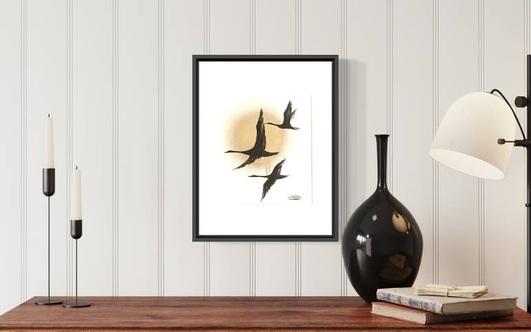 Original Fine Art Animal Drawing by Olga Oplyart