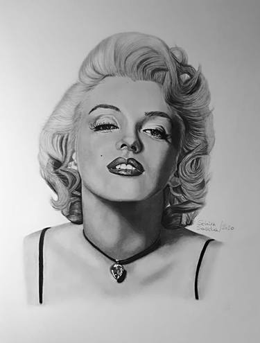 Marilyn Monroe drawing by Sascha Schuerz thumb