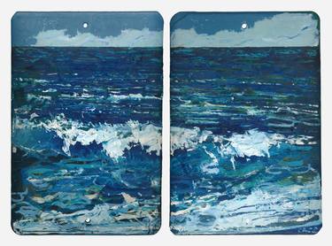 Original Abstract Expressionism Seascape Paintings by David Cass
