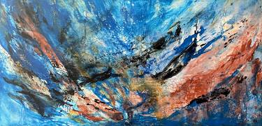 Original Abstract Expressionism Abstract Paintings by Carrie Welsh