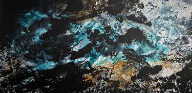 Original Abstract Aerial Paintings by Carrie Welsh