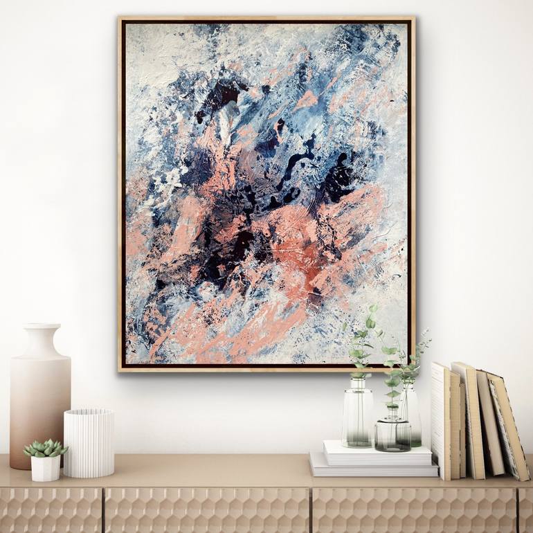 Original Abstract Expressionism Abstract Painting by Carrie Welsh