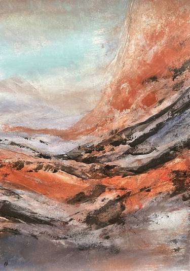 Original Abstract Landscape Paintings by Carrie Welsh