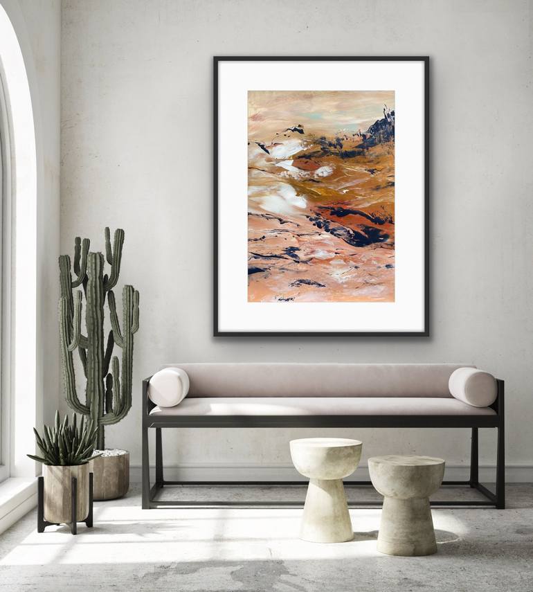 Original Abstract Landscape Painting by Carrie Welsh