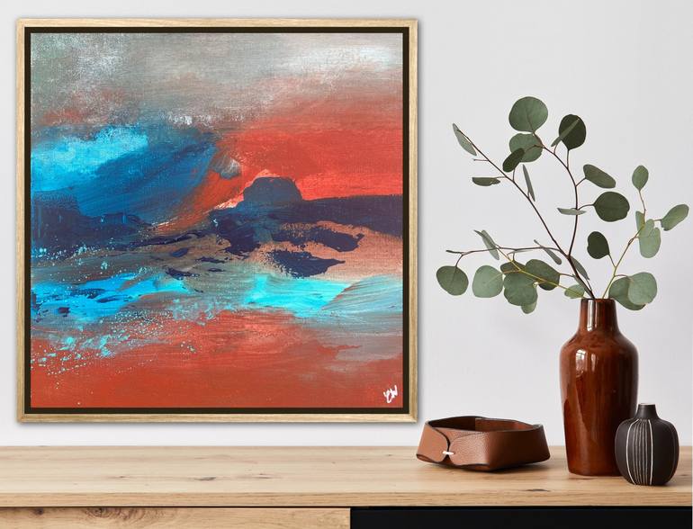 Original Abstract Landscape Painting by Carrie Welsh