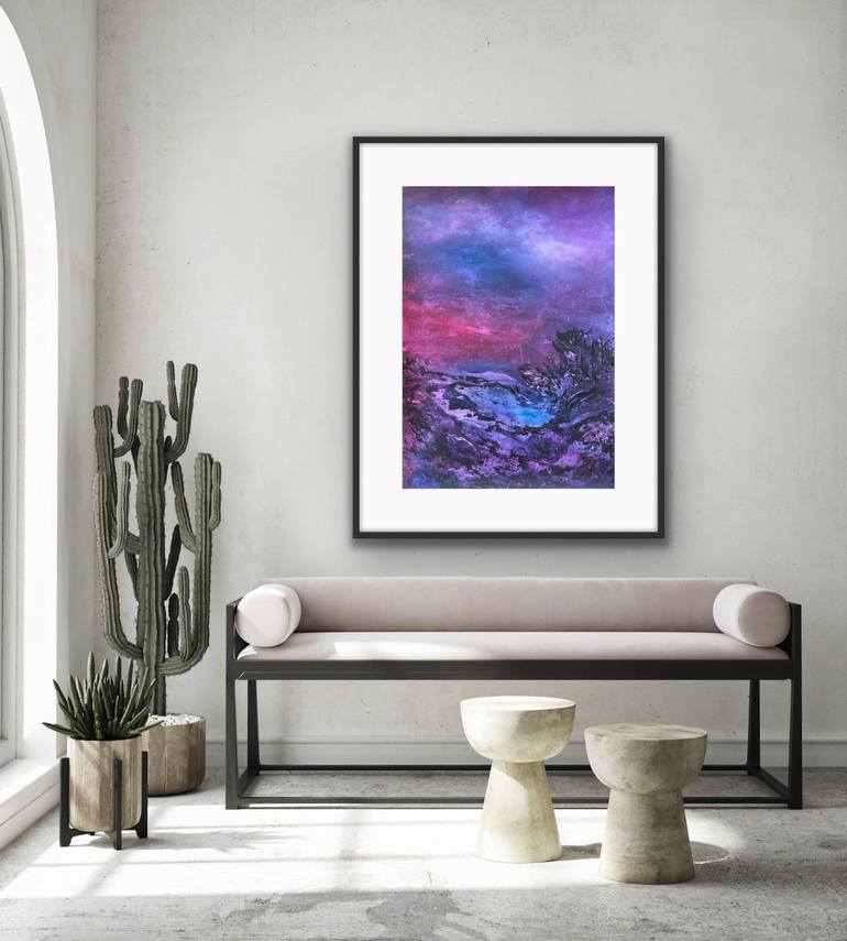 Original Abstract Landscape Painting by Carrie Welsh