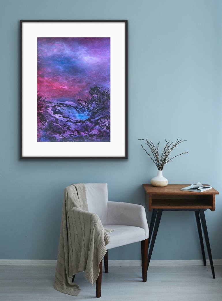 Original Abstract Landscape Painting by Carrie Welsh