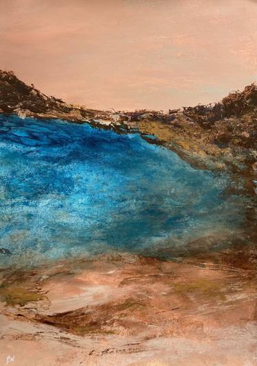 Original Abstract Landscape Paintings by Carrie Welsh