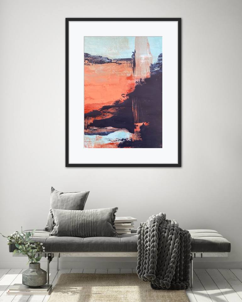 Original Abstract Landscape Painting by Carrie Welsh