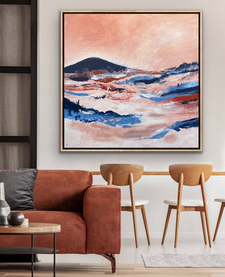 Original Abstract Landscape Painting by Carrie Welsh