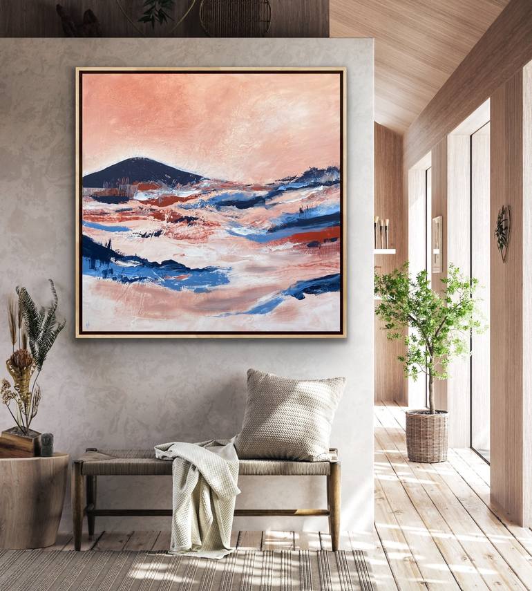 Original Abstract Landscape Painting by Carrie Welsh