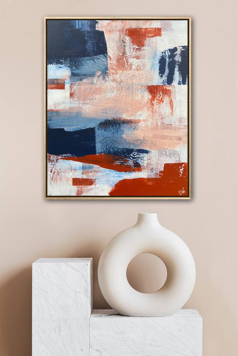 Original Abstract Expressionism Abstract Painting by Carrie Welsh