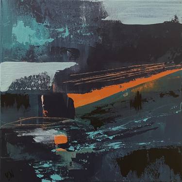 Original Abstract Landscape Paintings by Carrie Welsh