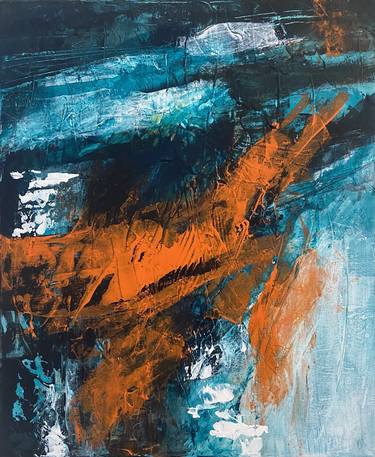 Original Abstract Expressionism Abstract Paintings by Carrie Welsh