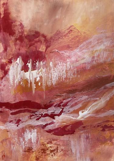 Original Abstract Landscape Paintings by Carrie Welsh