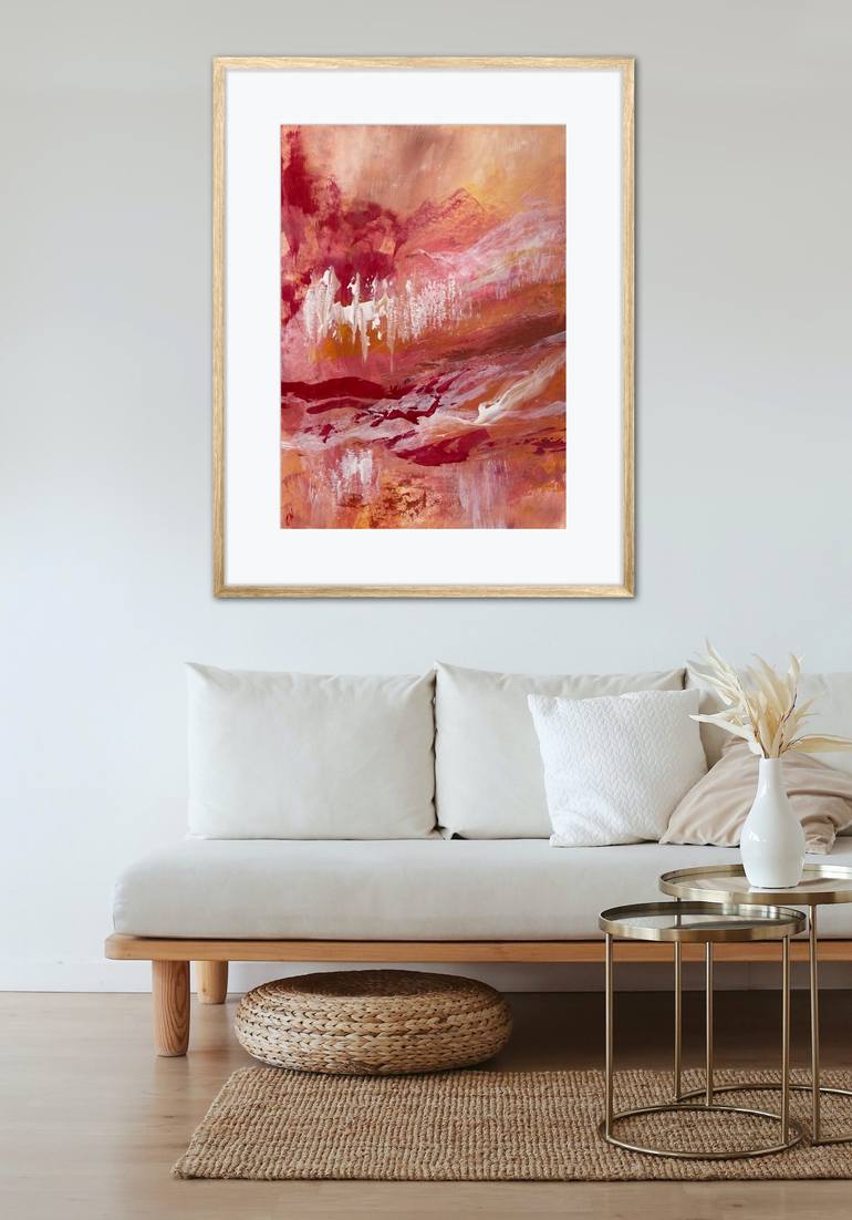 Original Abstract Landscape Painting by Carrie Welsh