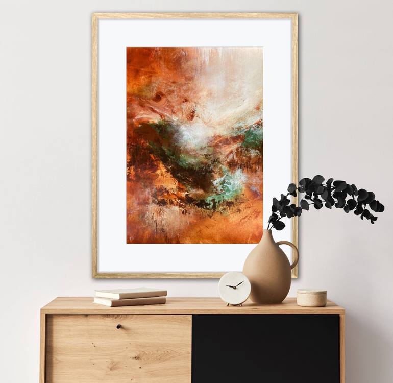 Original Abstract Landscape Painting by Carrie Welsh