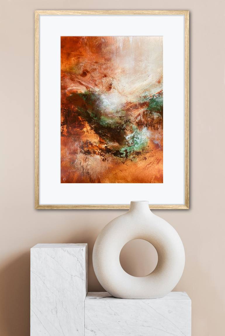 Original Abstract Landscape Painting by Carrie Welsh