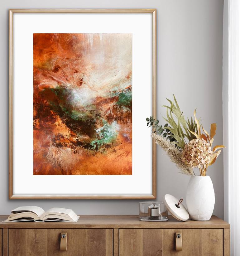 Original Abstract Landscape Painting by Carrie Welsh