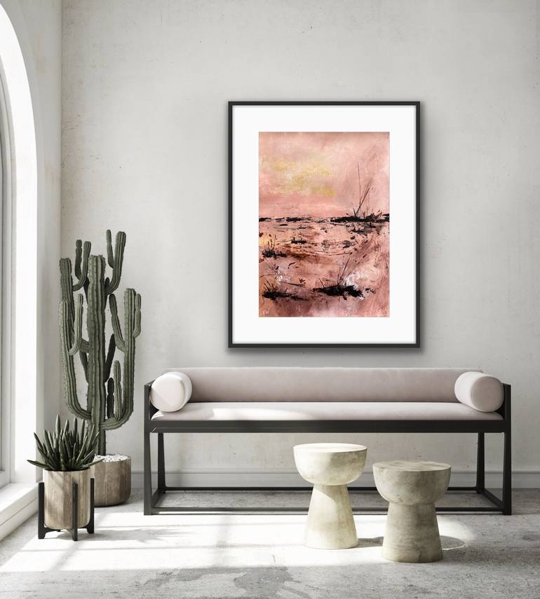 Original Abstract Landscape Painting by Carrie Welsh